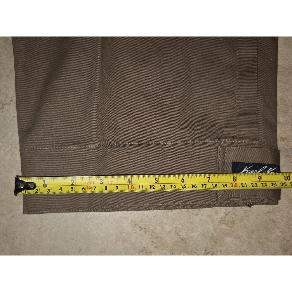 Vintage Karl Kani Pants Mens 40x34 Streetwear Walnut Brown Deadstock New NWT